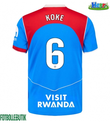 Atletico Madrid Koke #6 Tredje Tröja 2025-26 Kortärmad